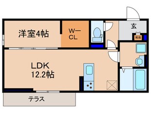 アリア大江の物件間取画像